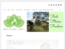 Tablet Screenshot of ignitenourishthrive.com